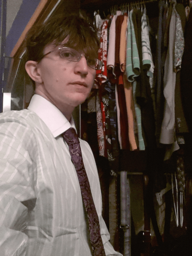 In case you're wondering, I own maybe two of the shirts in our closet.