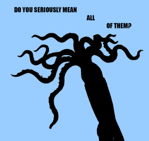 So many fingers.  So few eyes.