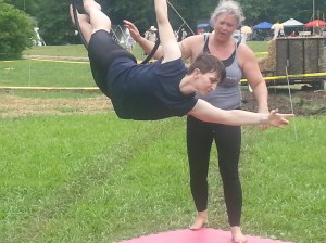 Denis got some great shots of me on the lyra.