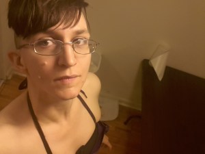 I just included this one because I like it.  Doesn't really add much to the equation, but my shoulders look awesome. Also, I'm wearing my glasses in this shot.  Amazing!  (I usually wear contacts, because peripheral vision is awesome.)